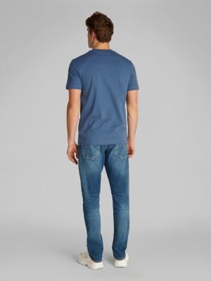 Calvin Klein Jeans miesten t-paita, MONOLOGO TEE, CK1 Sininen