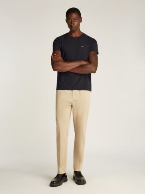 Calvin Klein Menswear Miesten T-Paita, STRECH SLIM FIT TEE Musta
