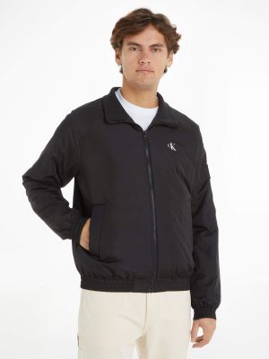 Calvin Klein Jeans Miesten Syystakki, PADDED HARRINGTON Musta