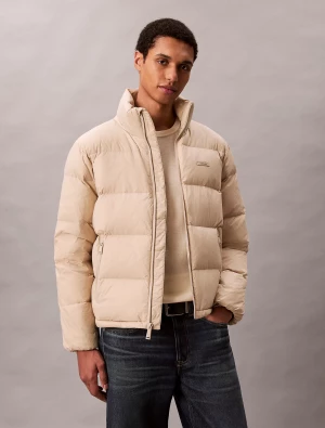 Calvin Klein Jeans miesten toppatakki, LS MDWT NYLON CHNNL DOWN PUFFER Valkoinen