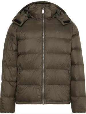 Calvin Klein Jeans miesten untuvatakki, K LS NYLON ZIPOFF HOOD DOWN PUFFERJACKET Khaki