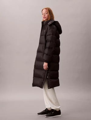 Calvin Klein Jeans naisten untuvatakki, ESSENTIAL MIDWEIGHT LONG PUFFER Musta