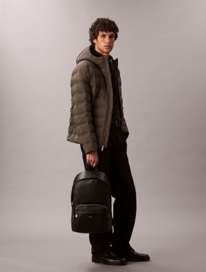 Calvin Klein Jeans Reppu, Raised Round Backpack Musta