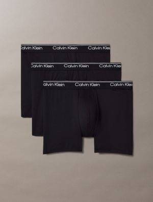 Calvin Klein miesten bokserit, BOXER BRIEF 3 PACK NOS Musta