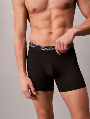 Calvin Klein miesten bokserit, BOXER BRIEF 3 PACK NOS Musta