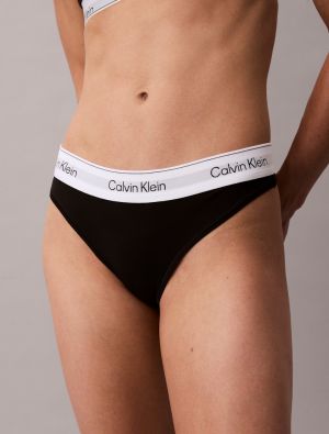 Calvin Klein naisten alushousut, CK THONG NOS Musta