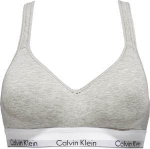 Calvin Klein Naisten Rintaliivit BRALETTE LIFT Vaaleanharmaa