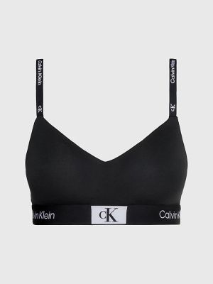 Calvin Klein Naisten Rintaliivit, CK LGHT LINED BRALETTE Musta