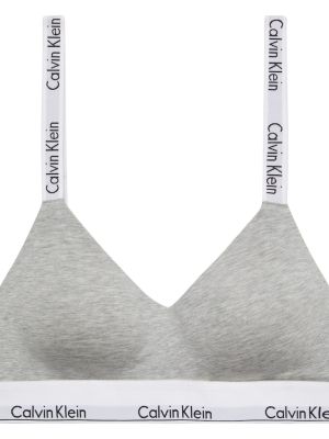 Calvin Klein naisten rintaliivit, LGHTLY LINED BRALETTE  Vaaleanharmaa