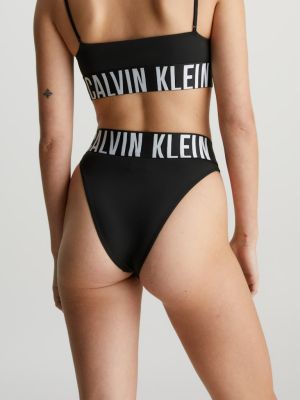 Calvin Klein naisten tangat, HIGH LEG TANGA Musta