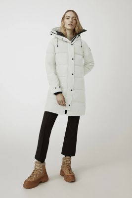 Canada Goose Naisten Untuvatakki SHELBURNE PARKA -RESET Valkoinen