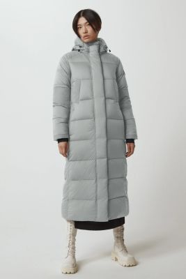 Canada Goose Naisten Untuvatakki, Alliston Parka Vaaleanharmaa