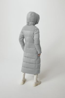 Canada Goose Naisten Untuvatakki, Alliston Parka Vaaleanharmaa
