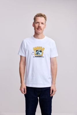 Makia Miesten T-Paita, KYLLÄ LÄHTEE T-SHIRT Valkoinen