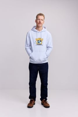 Makia Miesten Huppari, KYLLÄ LÄHTEE HOODED SWEATSHIRT Keskiharmaa