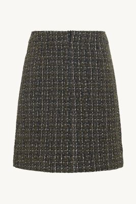 Claire naisten hame, NANINA SKIRT Musta Kuosi