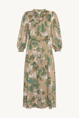 Claire naisten mekko, DAGMARA DRESS Ruskea Kuosi