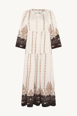 Claire naisten mekko, DARA DRESS Musta Kuosi