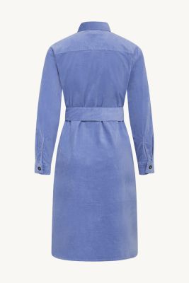 Claire Naisten Mekko DODA CORDUROY SHIRT DRESS Vaaleansininen