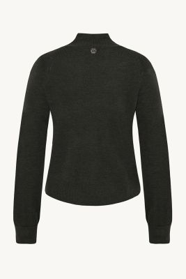 Claire Naisten Neuletakki, CELINE CARDIGAN 100% EASY CARE MERINO Armeijanvihreä