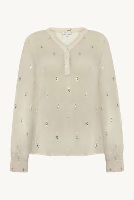 Claire naisten pusero, RASMIA BLOUSE Nude