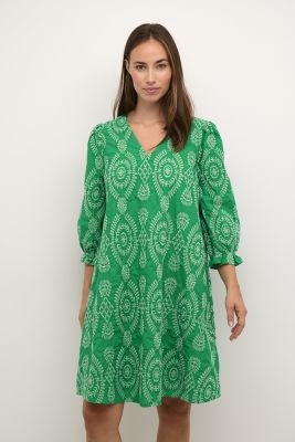 Culture mekko, TIA DRESS Vihreä Kuosi