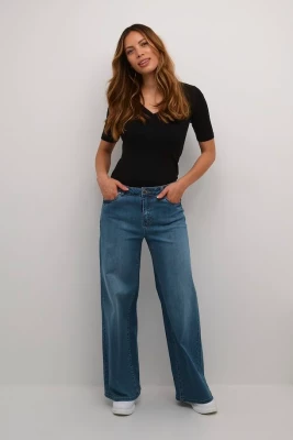 Culture Naisten Farkut, AMI JEANS Indigo