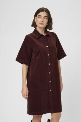 Culture naisten mekko, CUBAELA KLAY DRESS Bitter Chocolate