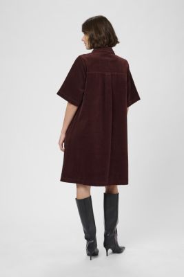 Culture naisten mekko, CUBAELA KLAY DRESS Bitter Chocolate