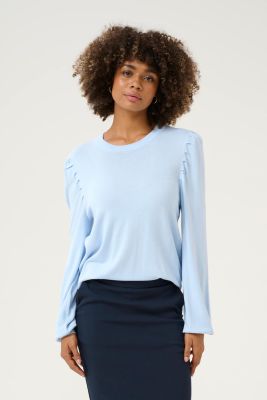 Culture naisten neulepusero,  CUANNEMETTE PULLOVER Cashmere Blue