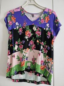 Culture paita, TRUDY CAPSLEEVE (2nd hand) Monivärinen Kuosi