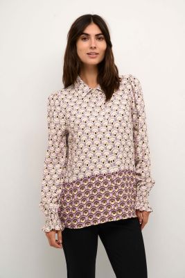 Culture pusero, BORA BLOUSE Vaaleanpunainen Kuosi