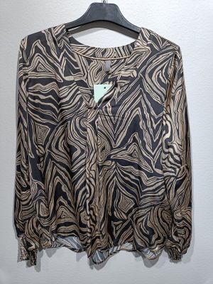 Culture pusero, VILMA BLOUSE (2nd hand) Beige Kuosi