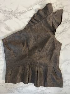 Day Birger et Mikkelsen Toppi Ruskea M (Second hand) Ruskea Kuosi
