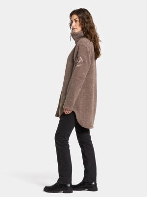 Didriksons naisten fleece, UMI WNS FZ 3 Ruskeanharmaa