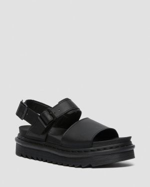 Dr. Martens Nahkahihnasandaalit VOSS SANDAL Musta