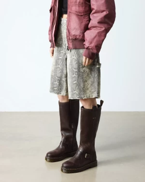 Dr. Martens naisten saappaat, Anistone BKR High Leg Boot Tummanruskea
