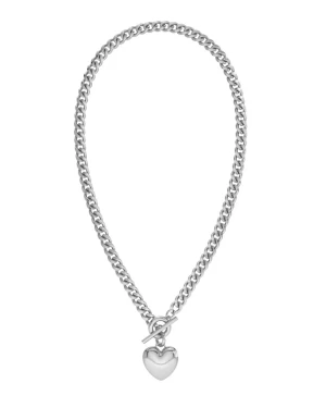 Edblad kaulakoru, BARLEY NECKLACE MAXI STEEL Hopeanharmaa