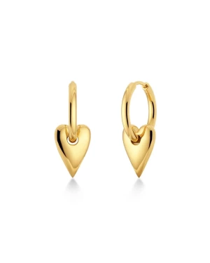 Edblad korvakorut, AMORE HOOPS S GOLD Kullankeltainen