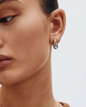 Edblad korvakorut, HARMONY STUDS STEEL Hopeanharmaa