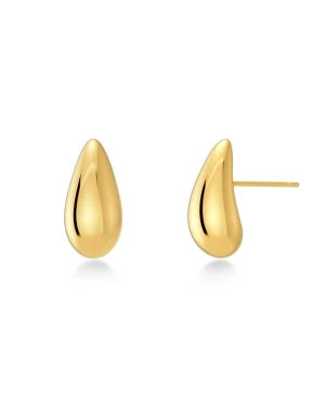 Edblad korvakorut, HARMONY STUDS STEEL Kullankeltainen