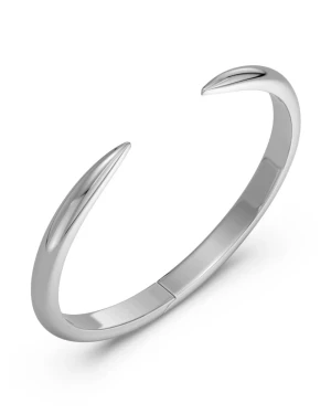 Edblad rannekoru, CREST BANGLE STEEL Hopeanharmaa
