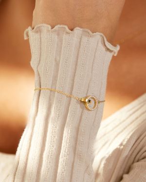Edblad rannekoru, ETERNAL ORBIT BRACELET GOLD Kullankeltainen