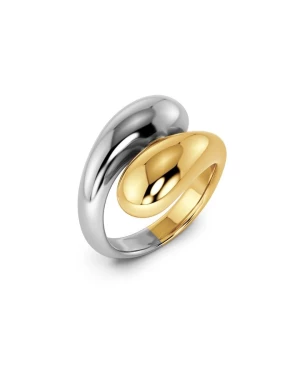 Edblad sormus, HARMONY RING MIXED Hopeanharmaa