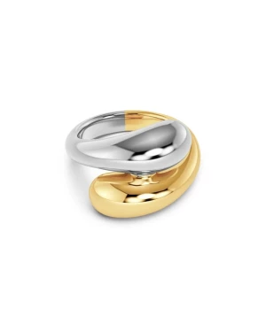 Edblad sormus, HARMONY RING MIXED Hopeanharmaa