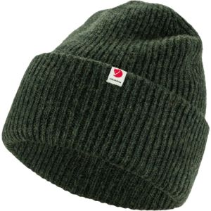 Fjällräven Unisex Pipo, HEAVY BEANIE Tummanvihreä