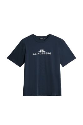 J.Lindeberg miesten t-paita, K M LOGO T-SHIRT Tummansininen