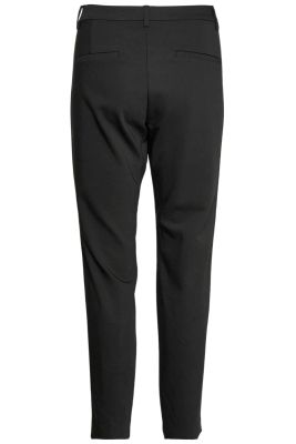 Freequent Naisten Housut ISADORA ANKLE PA ZIP POCKET Musta
