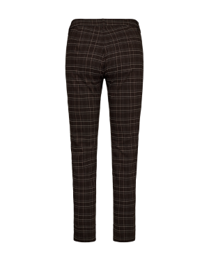 Freequent naisten housut, REX PANT Beige Ruutu