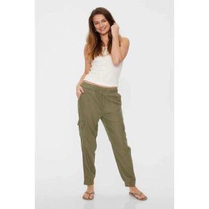 Freequent Naisten Kesähousut, LAVA PANTS Khaki